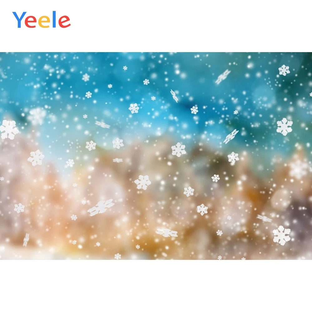 

Фон Yeele для фотосъемки с зимней снежинкой, блестками, детской портретной съемкой, для студийной фотосъемки