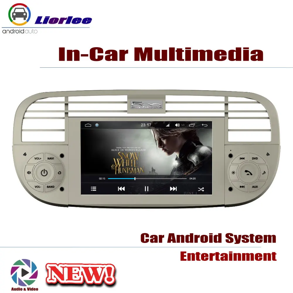 Автомобильный DVD мультимедийный плеер для Fiat 500 2007 ~ 2015 стерео радио 2 din GPS Navi