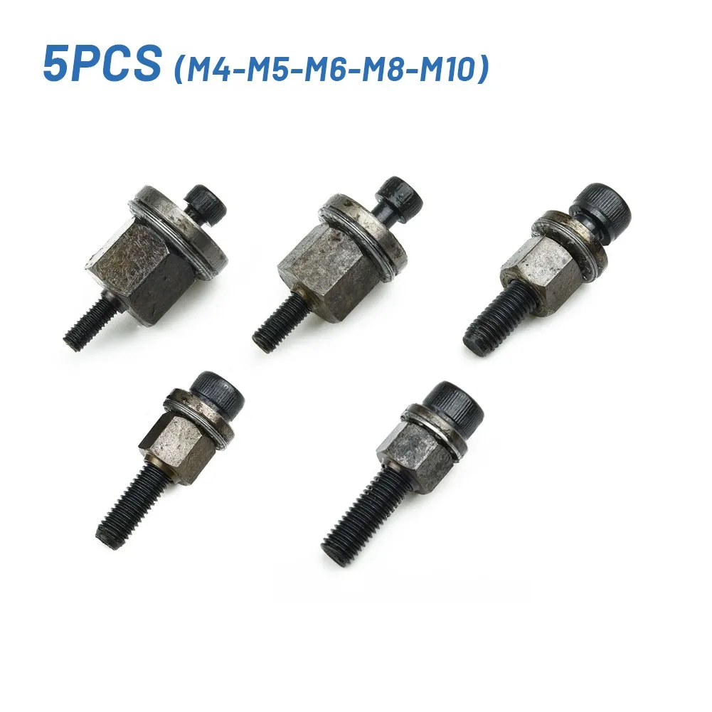 

4/5pcs Riveter Tool Mandrels Hand Rivet Nut Head Nuts Simple Installation Riveter Tool M3 - M10 Replacement Tip Mandrel Head