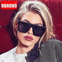 rbrovo 2021 luxury square sunglasses women candy color lens sun glasses for men classic retro outdoor travel goggle uv400