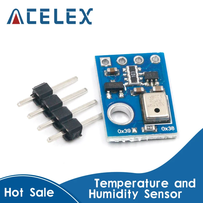 

Высокоточный цифровой датчик температуры и влажности AHT10, модуль измерения I2C для связи, замена DHT11 SHT20 AM230, 10 шт.