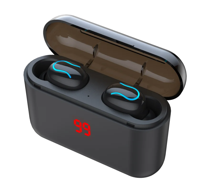 Q35-1 Handsfree Бизнес водонепроницаемые наушники Bluetooth с микрофоном Голосовое управление Беспроводная bluetooth-гарнитура для телефонов ушной крючок - Цвет: Q35-1