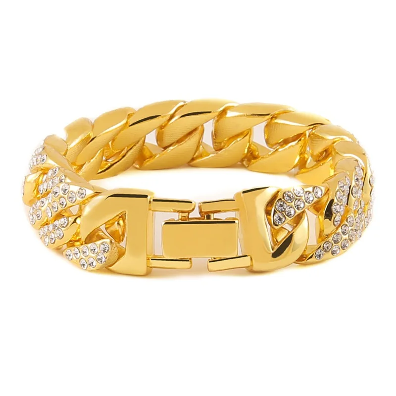 

The New Cuban Character High-end Fashion men's Hip Hop Bracelet 2021