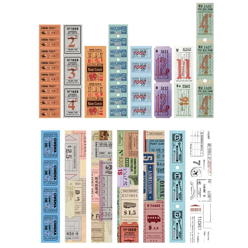 

Vintage Sticker Scrapbooking Supplies Beautiful Adhesive Decorative Sticker For Gift Packaging Notebooks for Custom Label