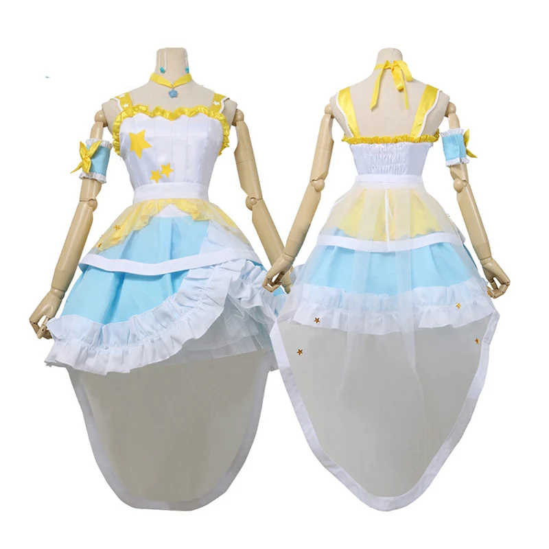 Zhomecos Amine BanG Dream 2nd SingleCD Star Beat Ichigaya Arisa Cosplay Costume Full Set Woman Girl Party |