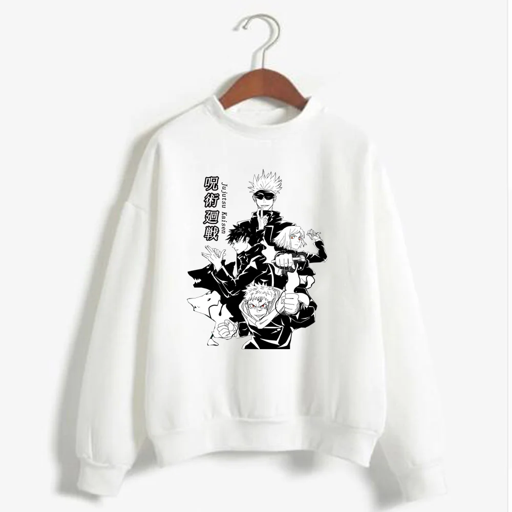 

Модная толстовка с капюшоном с аниме ююютсу кайсен, толстовки, пуловер, Повседневная Уличная толстовка с капюшоном с принтом для мужчин и женщин, унисекс