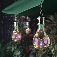 solar powered led light bulbs lantern spotlights portable rotatable lamp bulb open air bar christmas decoration hanging lights