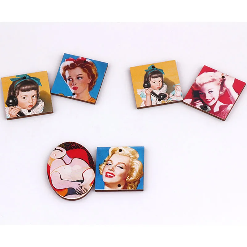 10 шт. аксессуары ручной работы серьги для женщин Ренессанс картины овальные