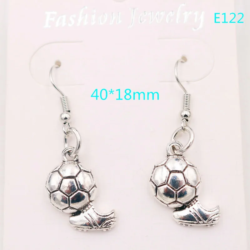 

2 pair Footwear Earrings, Running Shoes Charm, Ballet Shoes Charm, Football Shoes Charm, Skates Charm, DIY Sports Style Jewelry