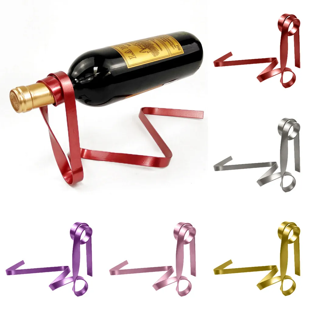 Креативная подвесная Винная стойка с цветной лентой 2019 Гравитационный