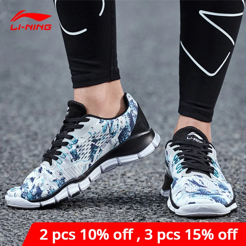 Женские кроссовки для тренировок Li Ning дышащие гибкие с подкладкой спортивная