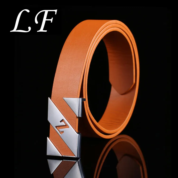 Модный ремень Дикий Пояс личность модная с принтом из букв Z гладкая