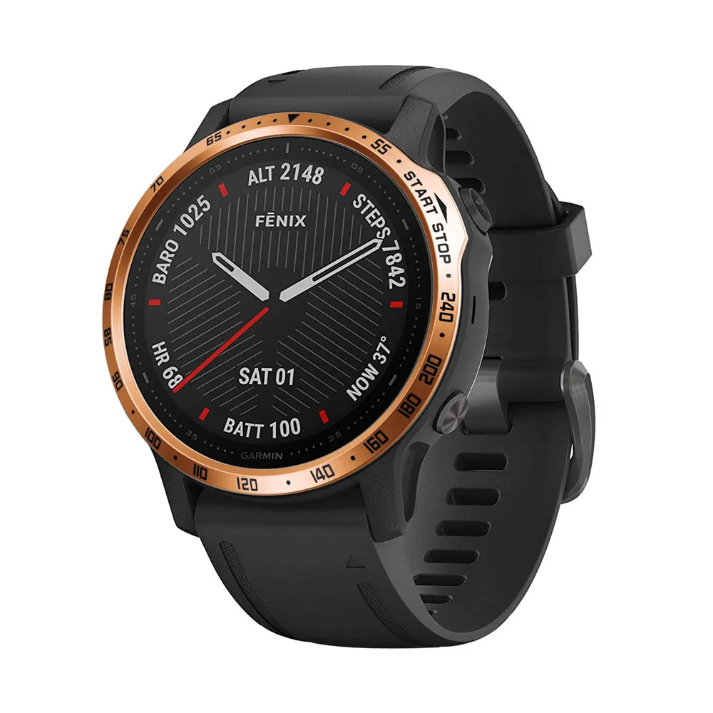 Рамка из сплава для Garmin Fenix 6S/ 6S Pro /6S Сапфировая рамка Стайлинг чехол клейкая