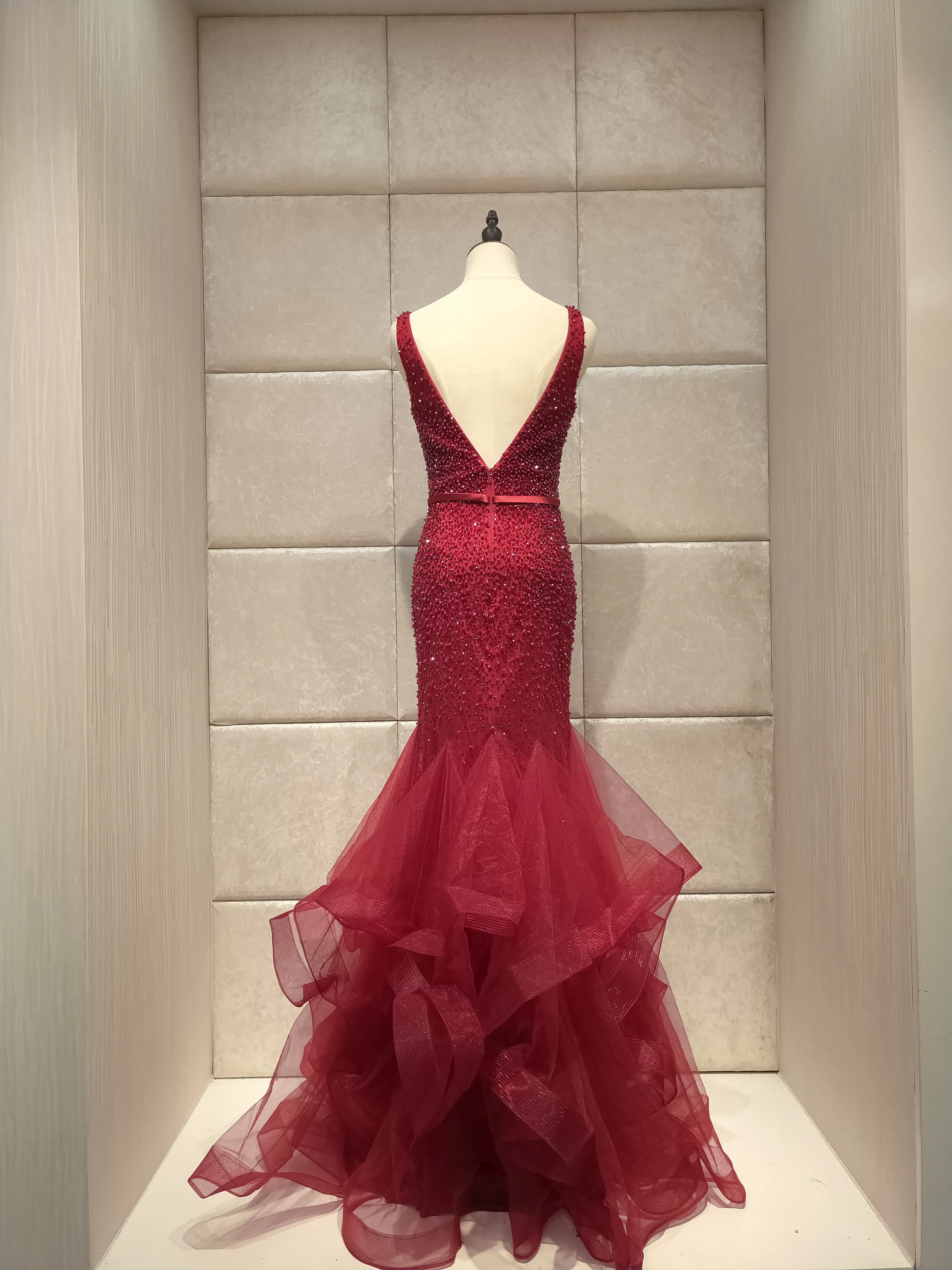 Роскошное вечернее платье русалки; Новинка года; vestido de noiva robe de soiree; вечерние платья