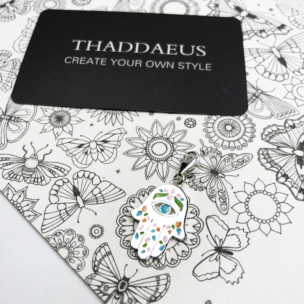 Подвеска Мексиканская рука Фатимы для женщин и мужчин серебро 925 пробы Хамса 2019