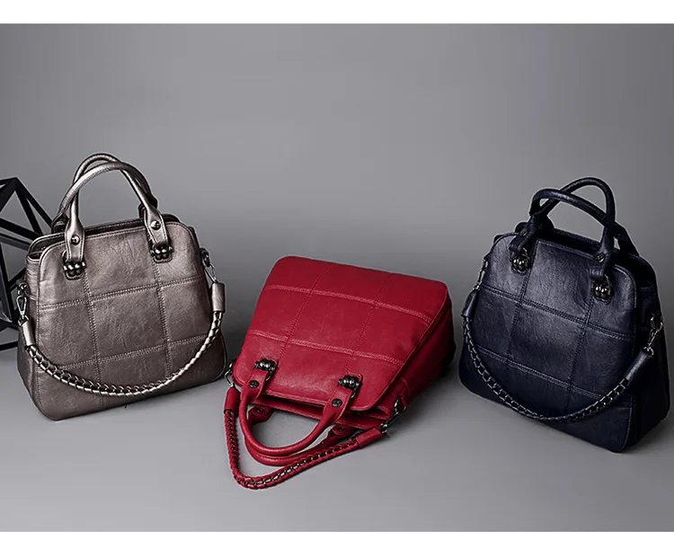 NIGEDU женская сумка с большой цепочкой на плечо для женщин сумки через брендовые