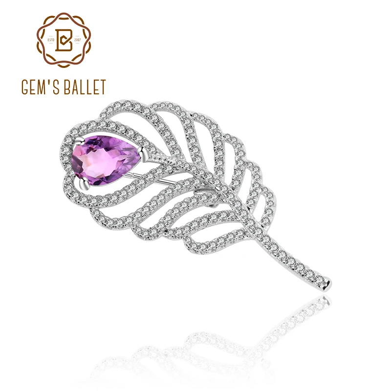 Женская Брошь из стерлингового серебра 925 пробы GEM'S свадебная брошь с