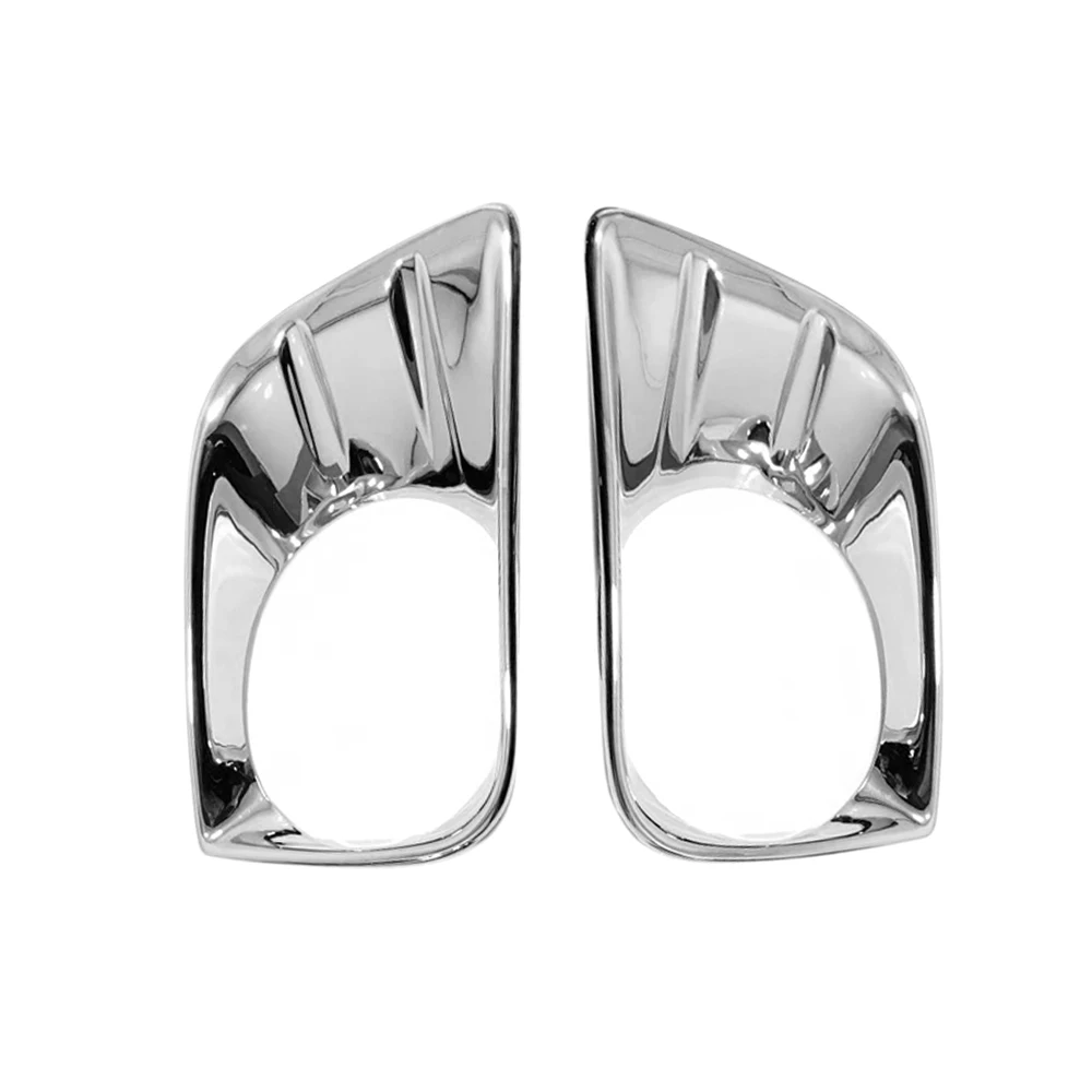 

For Toyota Prado LC150 FJ150 Land Cruiser 150 2010-2013 Front Rear Fog Lamp Light Trim Cover Chrome Car Accessories
