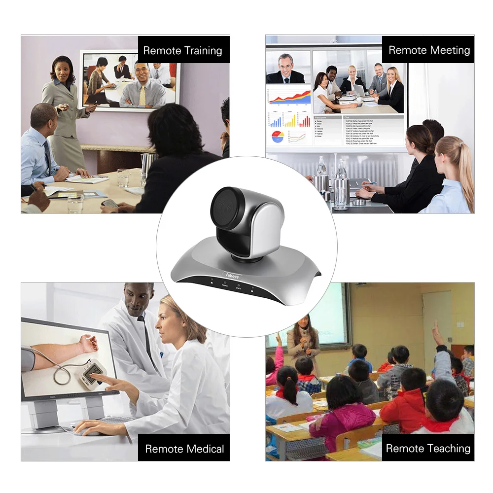 Камера для видеоконференции Aibecy 1080P FHD USB автоматическое сканирование Plug N Play с