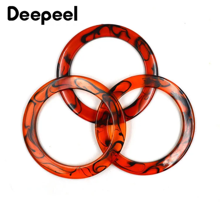 Deepeel 2/4pcs15cm Дамская рамка для кошелька уплотнительное кольцо Пряжка из смолы