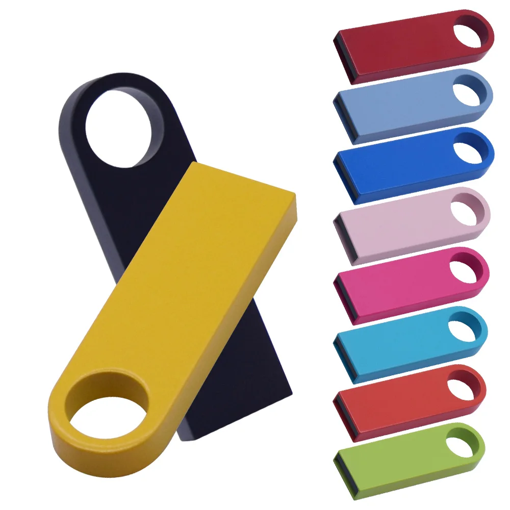Usb флеш накопитель металлический 64 ГБ 8 16 32 USB 2 0 флешка Бесплатный собственный