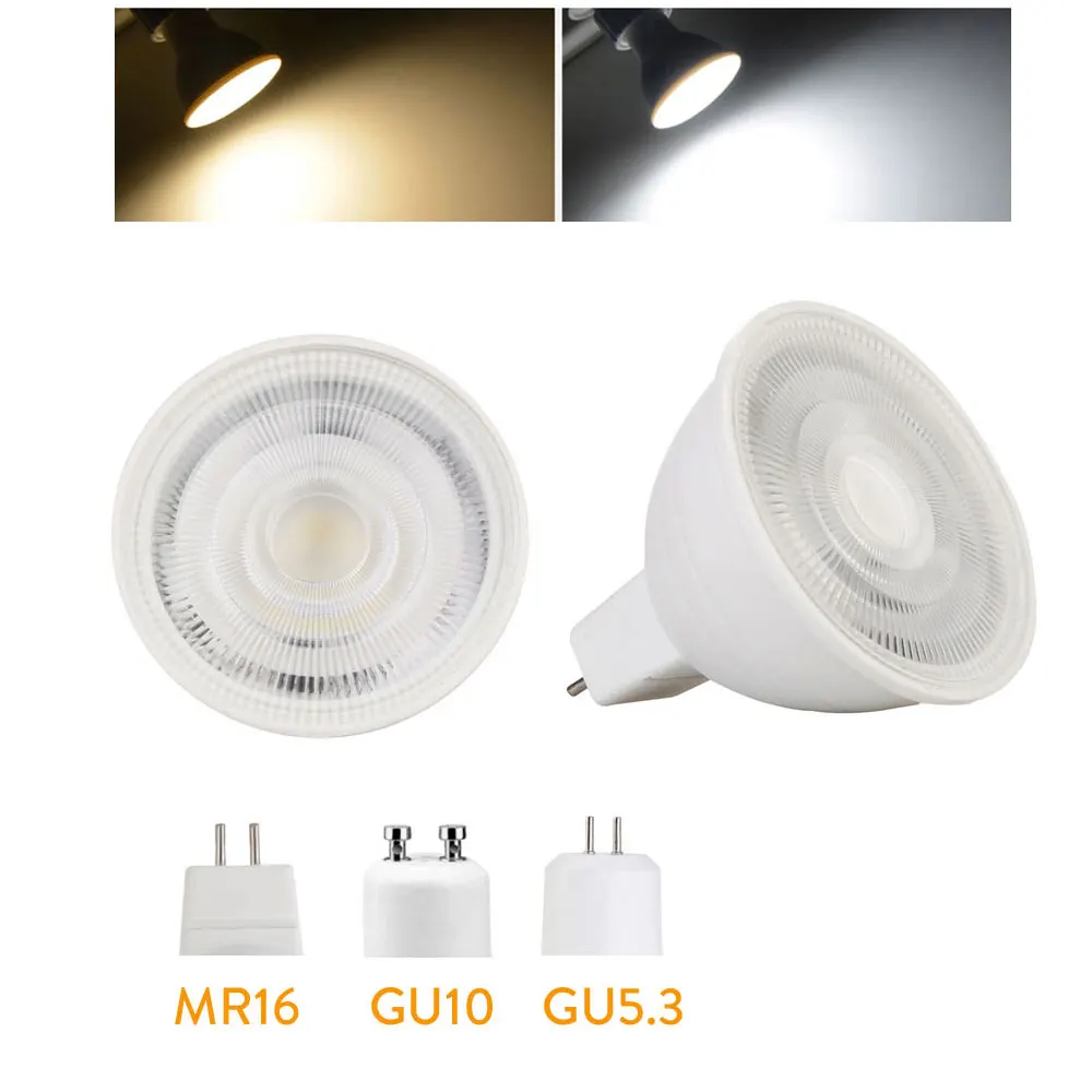 

Dimmable 5W LED Bulb Spotlight GU10 MR16 110v 220V Spotlight Bulb Beam Angle 24 Degree Chandelier LED Lamp For Downlight Light