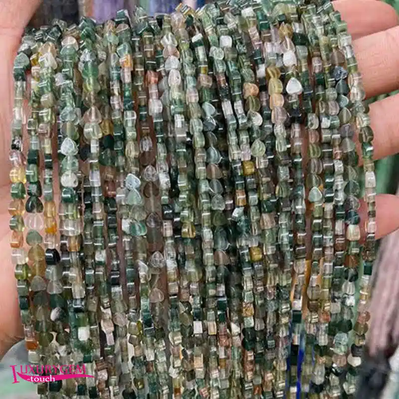 Натуральный многоцветный агатовый камень распорка свободные бусины 4 мм гладкая форма сердца DIY аксессуары для изготовления ювелирных изделий a4243