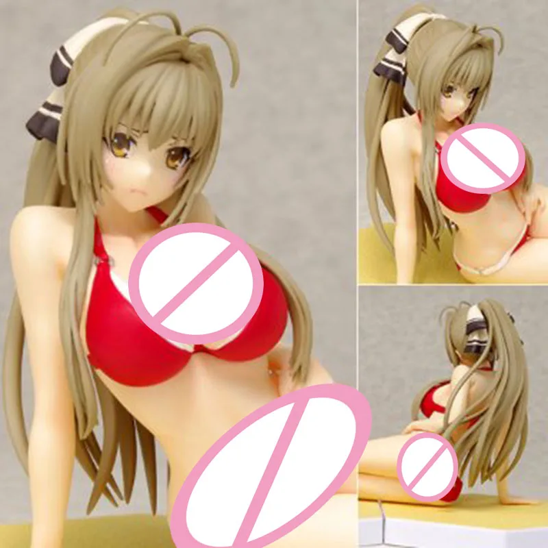 

New Savior of Gancheng Glory Paradise Anime Action Figures Sento Isuzu Sexy Beautiful Girls Red White Swimsuit Sit Posture PVC