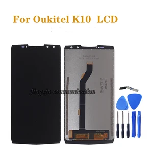 6 0 original display for oukitel k10 lcd display touch screen digitizer assembly mobile phone repair parts free global shipping