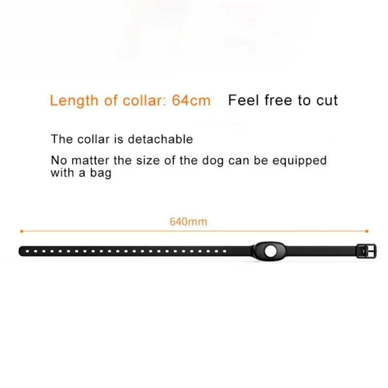 Портативный ошейник для собак регулируемый маленький средний большой USB