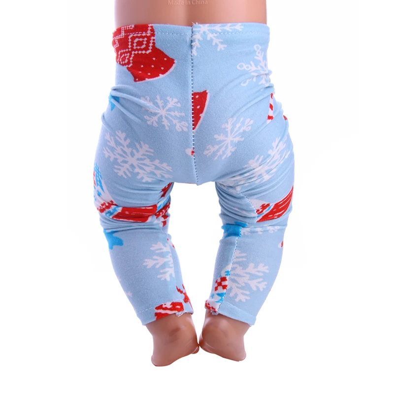 

Doll Clothes Christmas Series Leggings Wear Fit For 18inch American doll&43cm baby doll,The Children Best Gift,Free Shipping