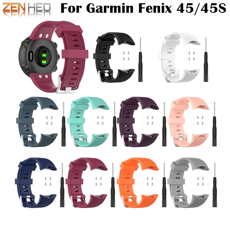 Для Garmin Forerunner 45 силиконовый ремешок на запястье спортивные Смарт-часы для S