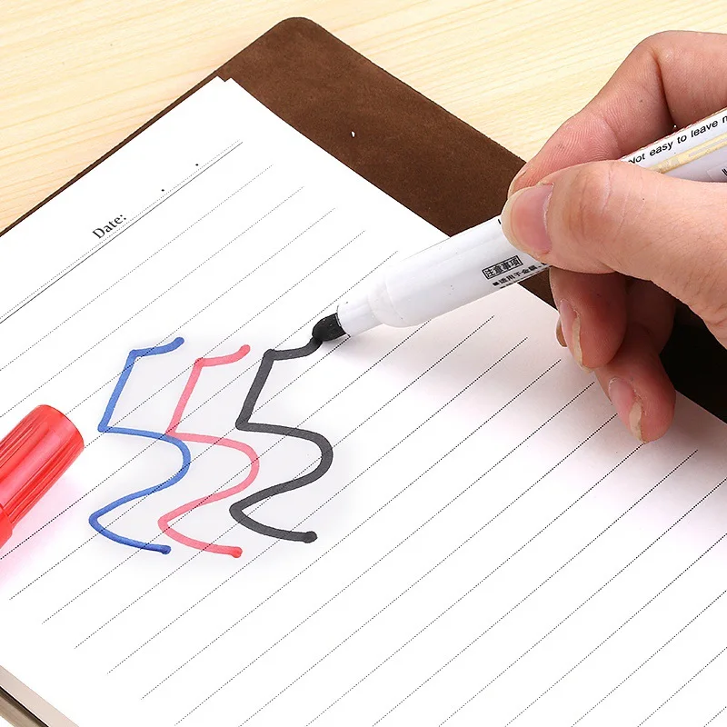 10 шт. стираемый маркер для белой доски ручка офиса маркеры сухой стирания синий