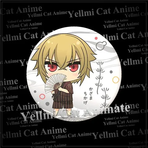 1 шт. 58 мм Hakuouki Yukimura Jiziru Hijikata Toshizo Okita Souji Saitou Hajime bagdes брошь|Броши| |