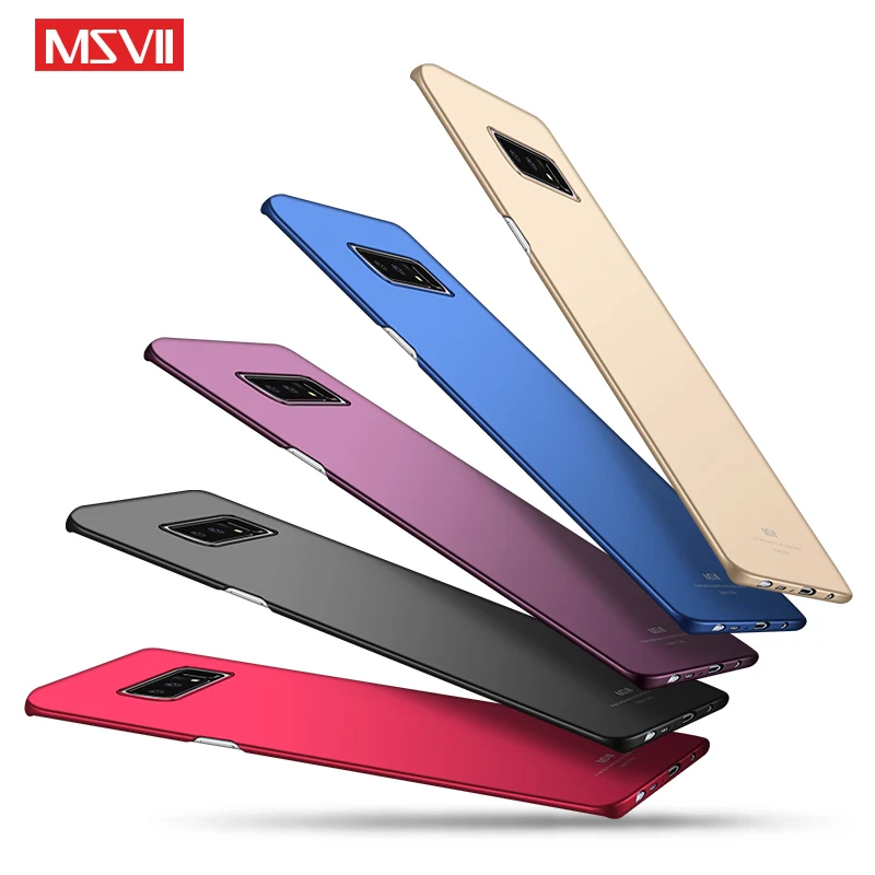 Чехол Msvii для Samsung galaxy Note 8 роскошный жесткий пластиковый матовый чехол-накладка