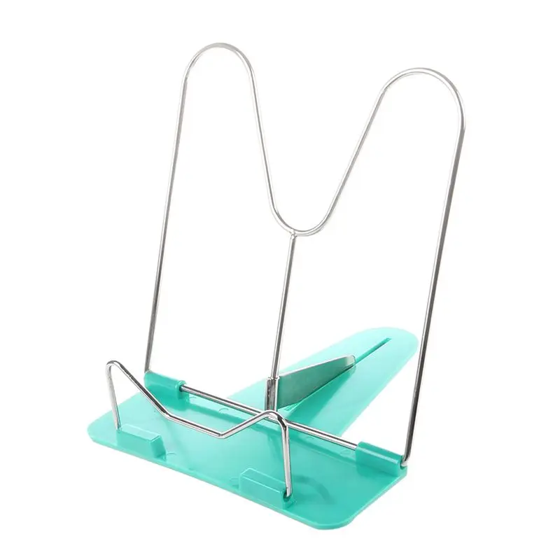 Регулируемый Новый угол складной держатель для чтения книг металлический стол| |