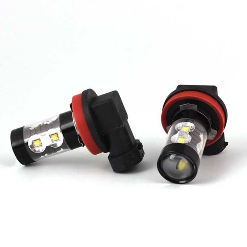 Лампы светодиодные H11/H8 10-SMD 50 Вт 2 шт./упаковка