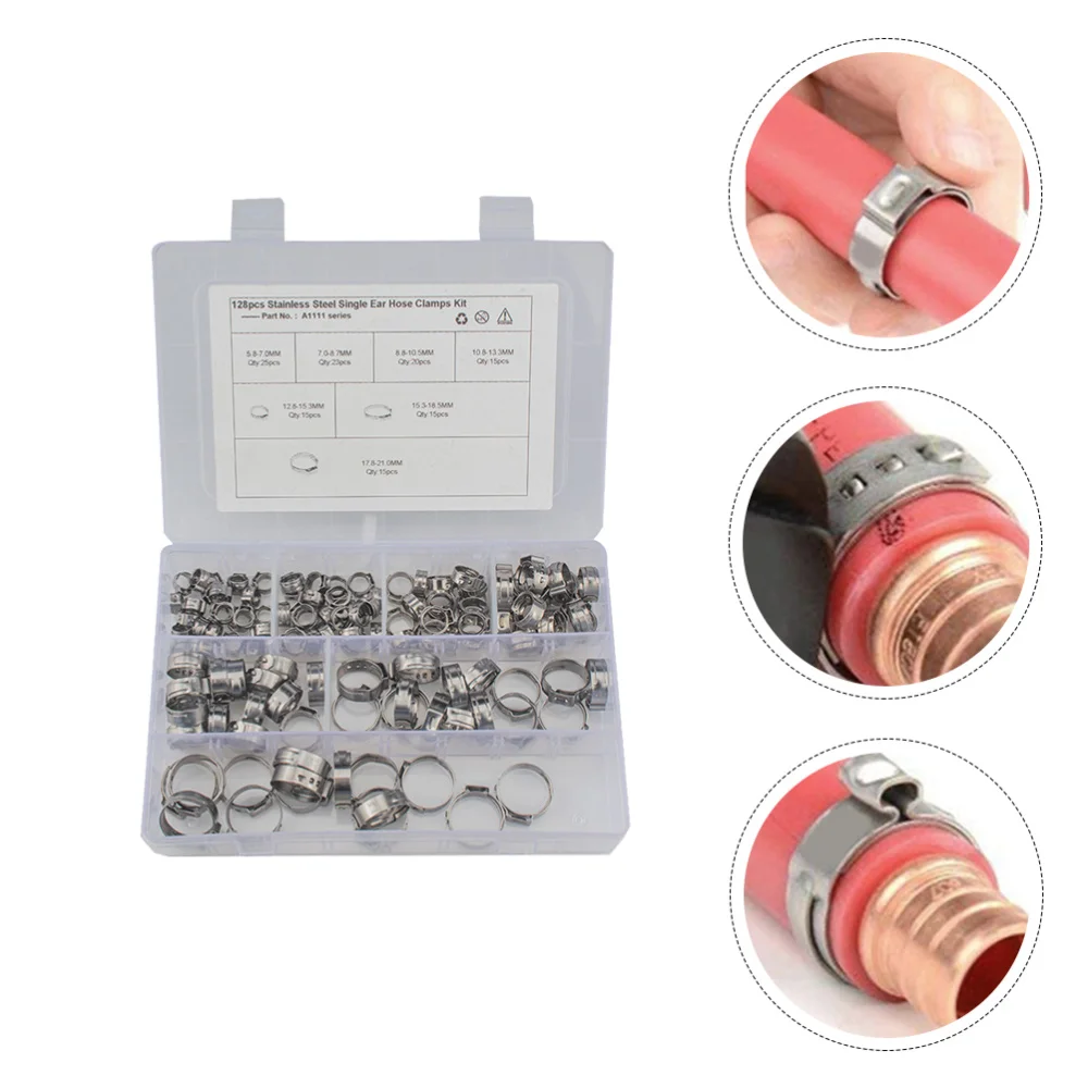 Зажимы для гидравлического шланга из нержавеющей стали 128 21 мм 5 8 шт.|Подвесы