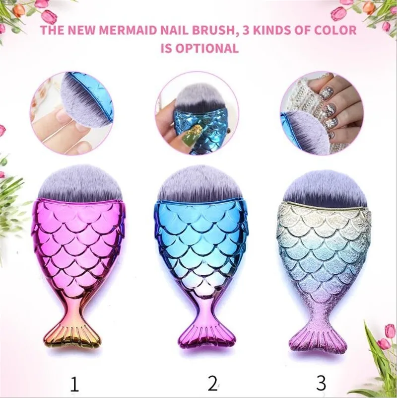 1 шт. Профессиональная Кисть для макияжа в форме русалки основа косметическая