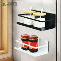 magnetic organizer shelf refrigerator side storage sidewall holder iron metal kitchen seasoning rack home accessories 00bs0303