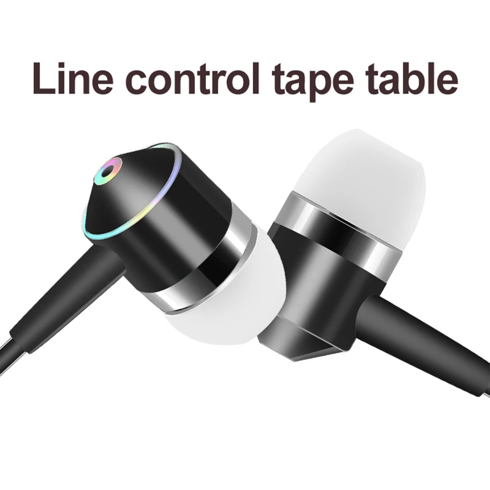 Универсальные 3 5 мм вставные музыкальные наушники с басами проводные спортивные