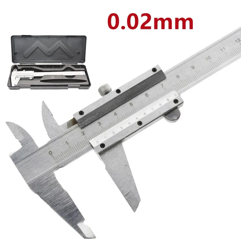 

Carbon Steel Vernier Caliper 0-300mm 0.02mm Metal Calipers Gauge Micrometer Accurate Reading Caliper Measuring Tools