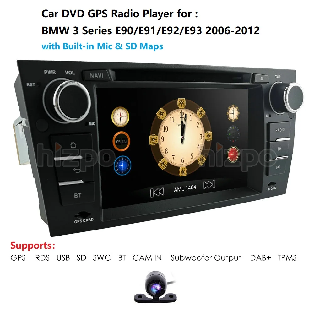 Авторадио 2din gps головное устройство для BMW 3 серии E90/E91/E92/E93 автомобильный dvd плеер