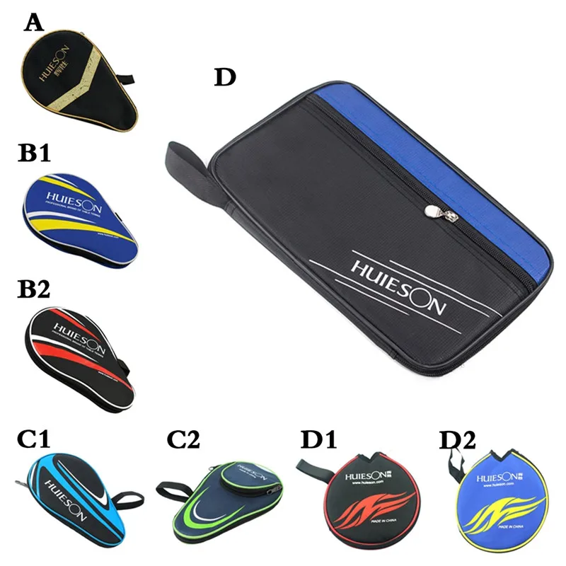 

Table Tennis Bat Bag For Training Professional Ping Pong Case Dust-Proof Zipper Steel Ring Ping Pong Bat Storage Bag Accessories