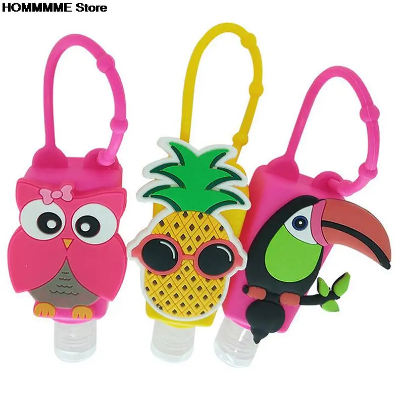 1PC Silicone Cute Cartoon Owl/Bird Mini Hand Sanitizer Disposable No Clean Detachable Cover Travel Portable Safe Gel | Дом и сад