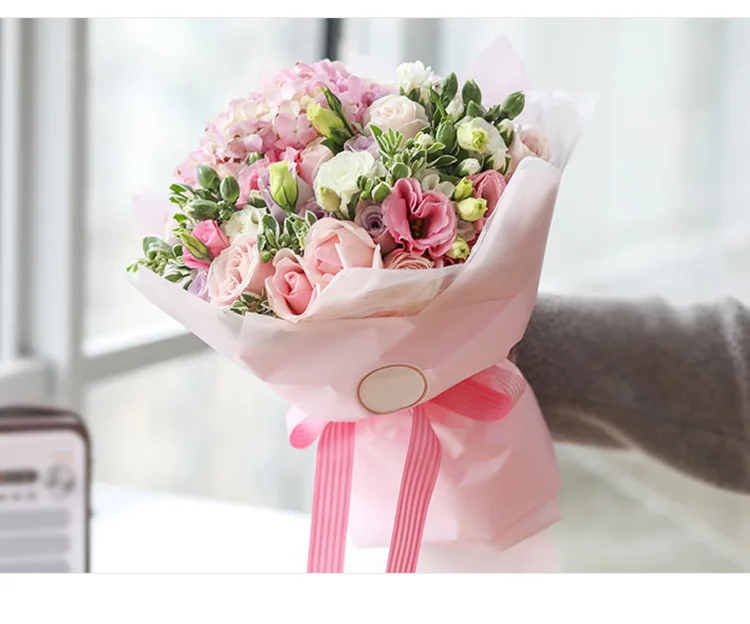 20 шт цветок упаковка букета материал корейский водонепроницаемый пластик