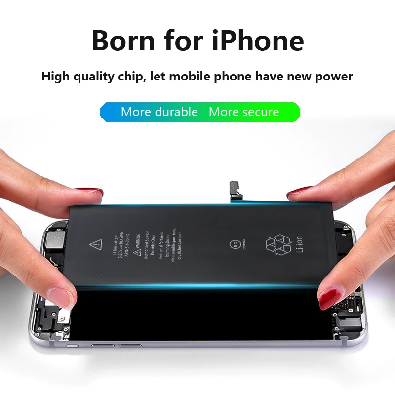 QTDITO Новый Сменный аккумулятор для телефона iPhone 5 5S 5C SE 6 6S 7 8 Plus X XS MAX XR реальная