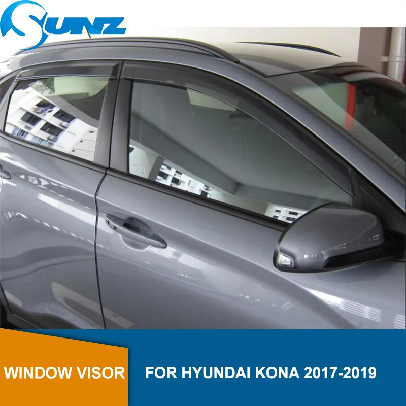 Боковые оконные дефлекторы Черный Автомобильный дефлектор для защиты от ветра