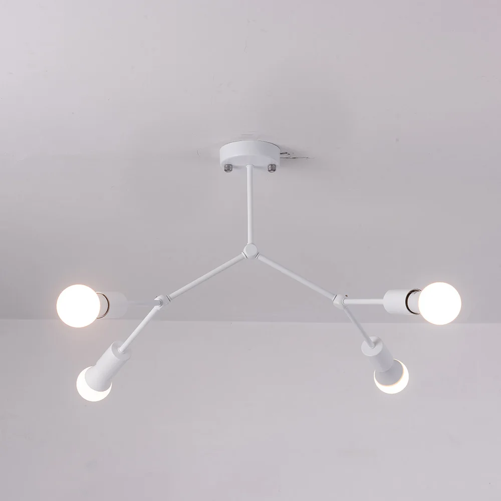 Многоголовочные потолочные светильники светодиодные в стиле ретро промышленные