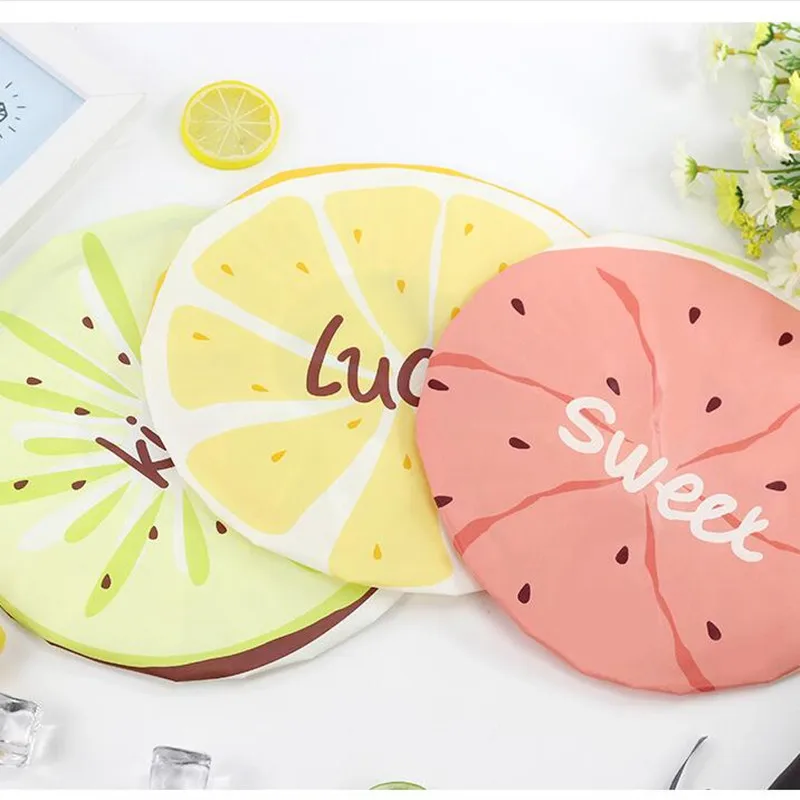 Женская водонепроницаемая шапочка для душа с рисунком арбуза женская купания